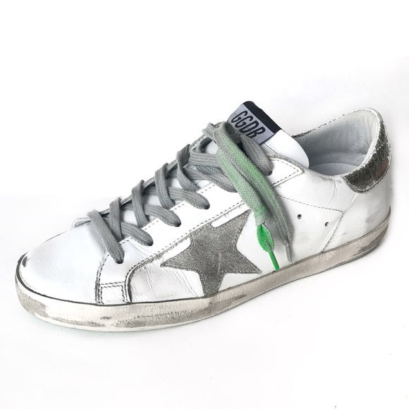 Golden Goose Shoes - Golden Goose Superstar Lime Green Low Top Sneakers
